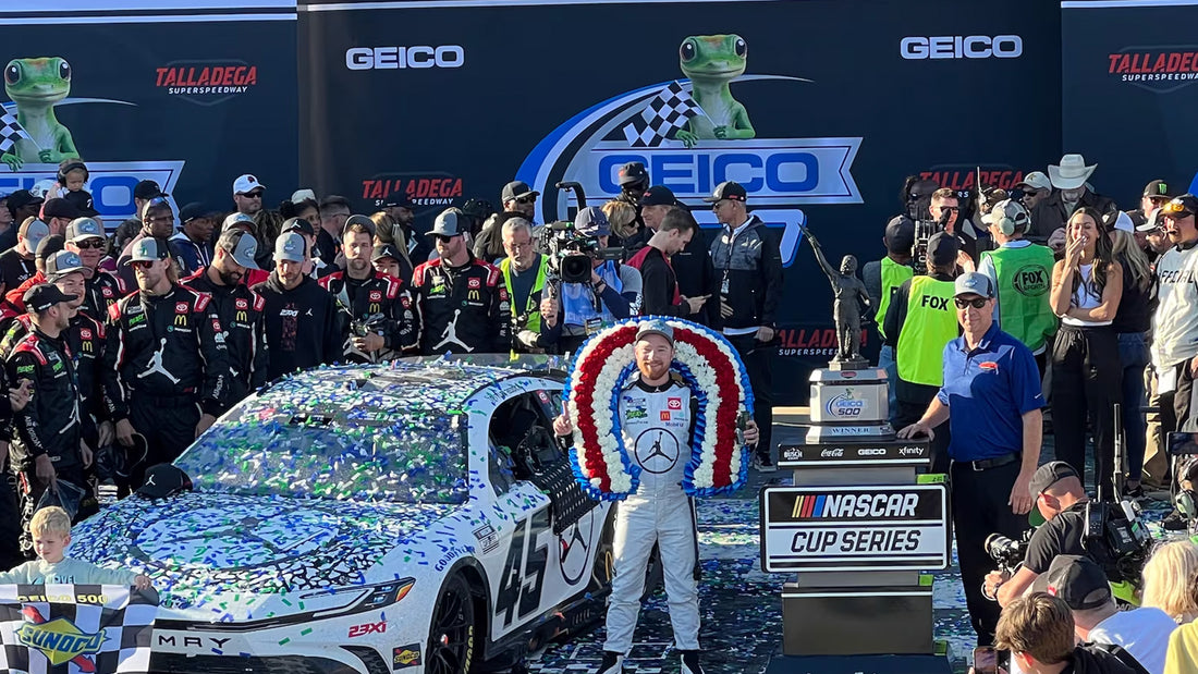 Tyler Reddick pulls off a Talladega win for MJ