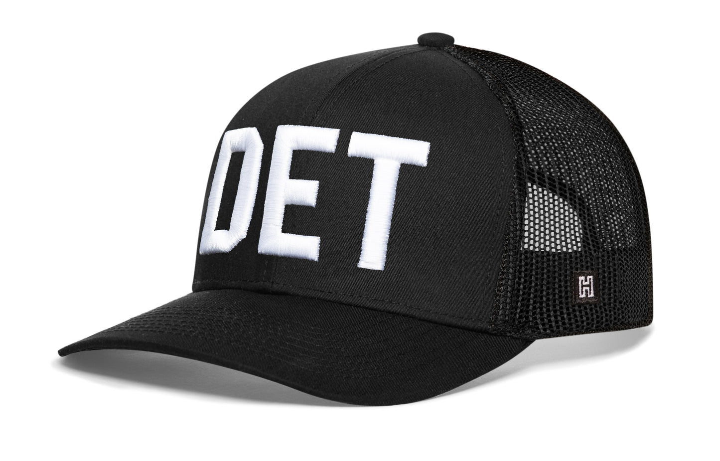 Haka Detroit Trucker Hat, Black snapback, fans of Michigan. The Motor City
