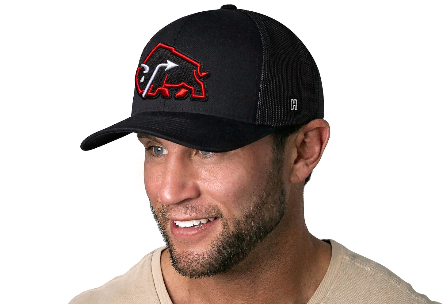 JBR Red Bison | Black Buffalo Snapback