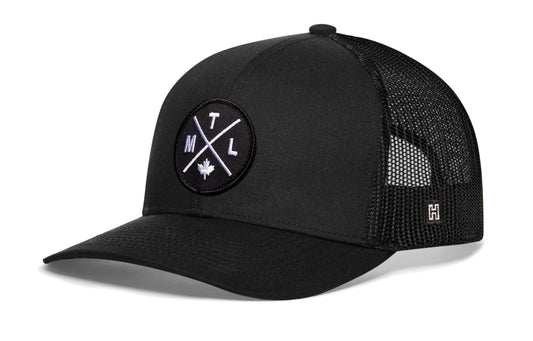 Haka Montreal Trucker Hat, Black snapback, fans of The 514. The City of Festivals