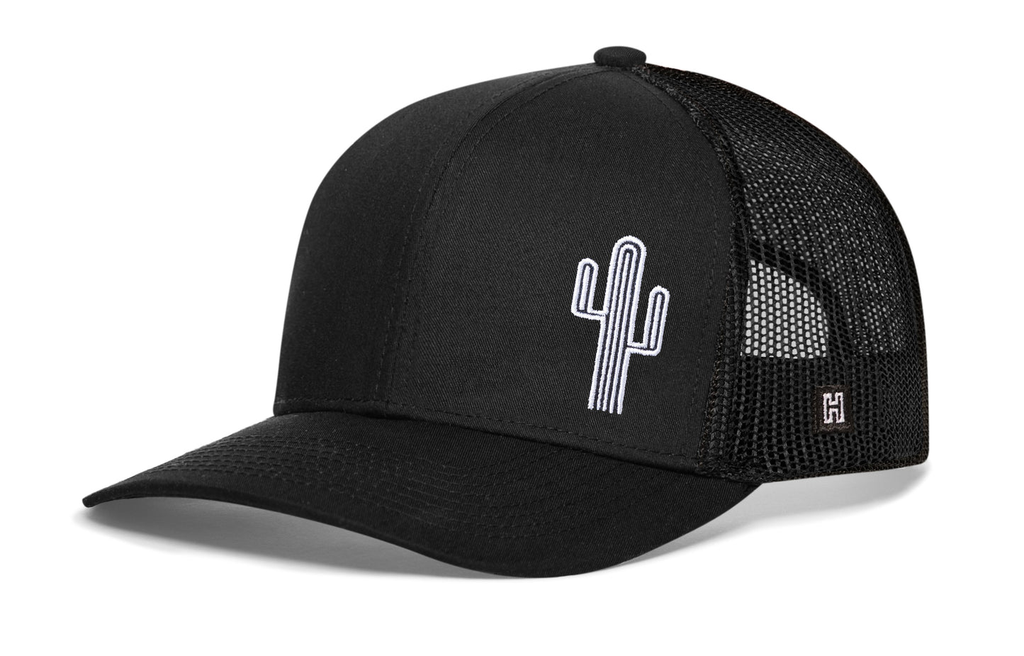 Gorra de camionero Cactus | Snapback negra