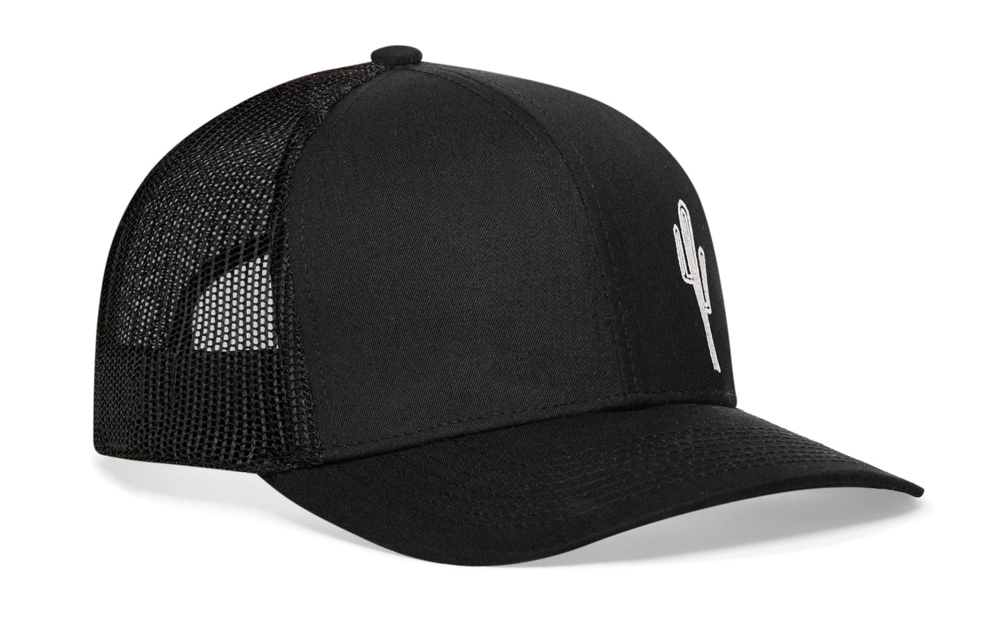 Gorra de camionero Cactus | Snapback negra