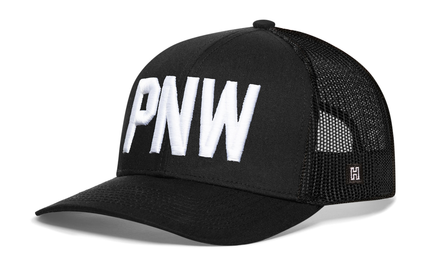 PNW Trucker Hat | Black PNW Snapback