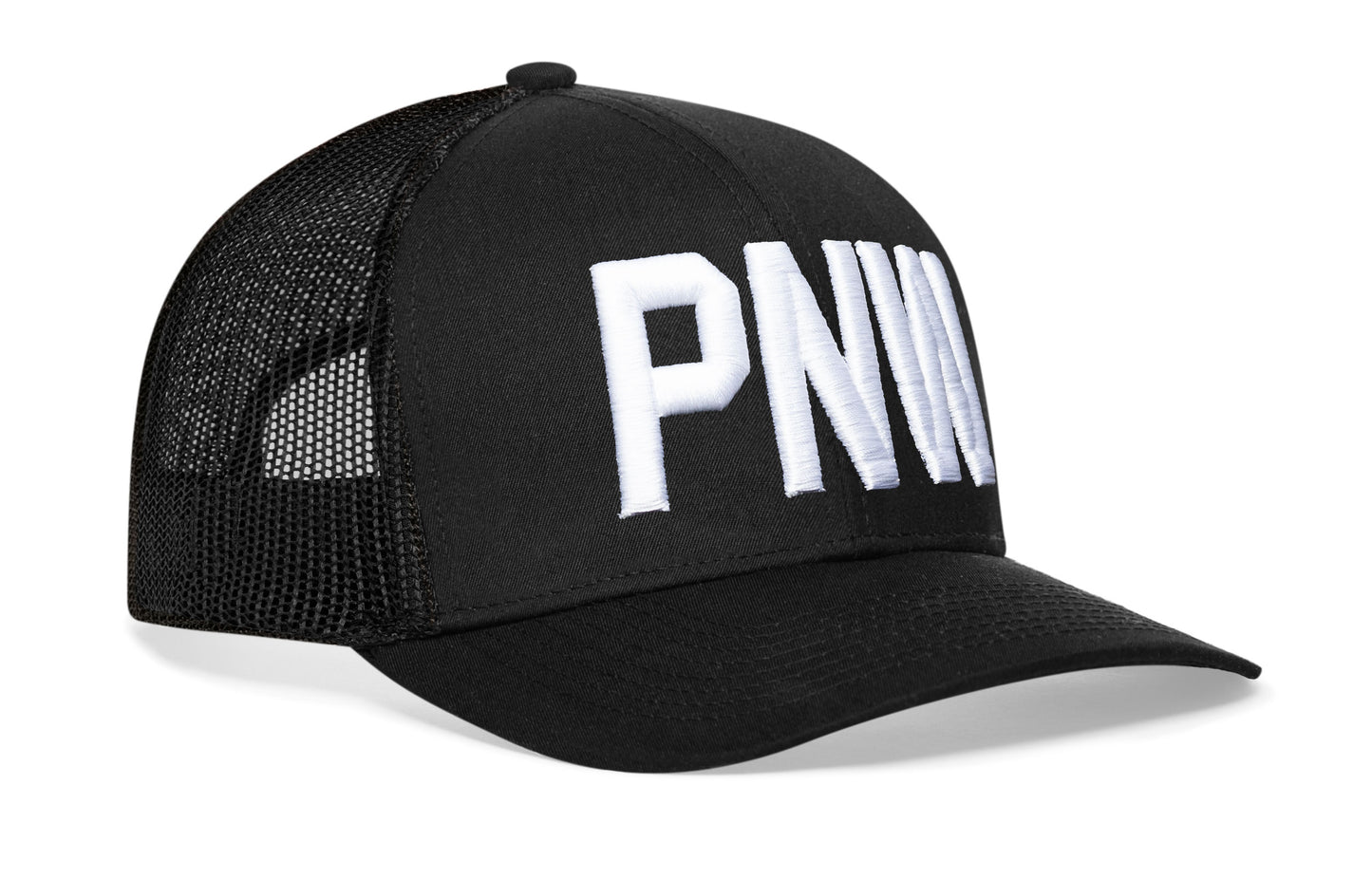 PNW Trucker Hat | Black PNW Snapback