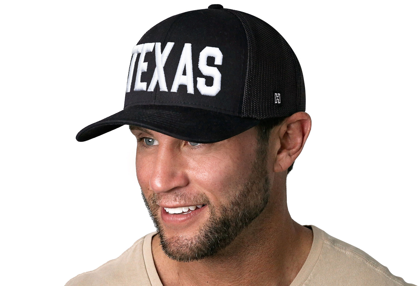 Gorra de camionero TEXAS | Gorra snapback negra de Texas
