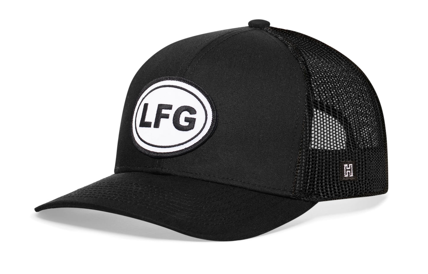 Gorra de camionero LFG | Gorra snapback Let's Go negra