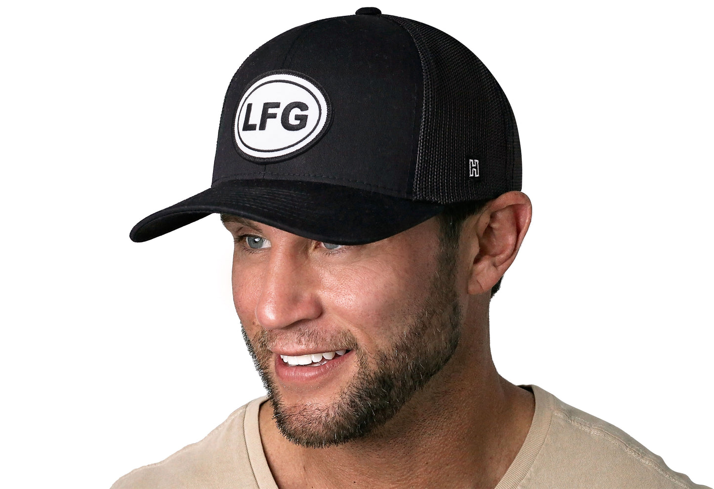 Gorra de camionero LFG | Gorra snapback Let's Go negra