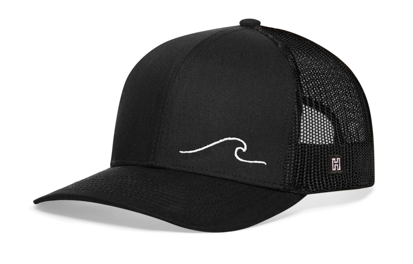 Gorra de camionero Wave | Gorra snapback playera negra