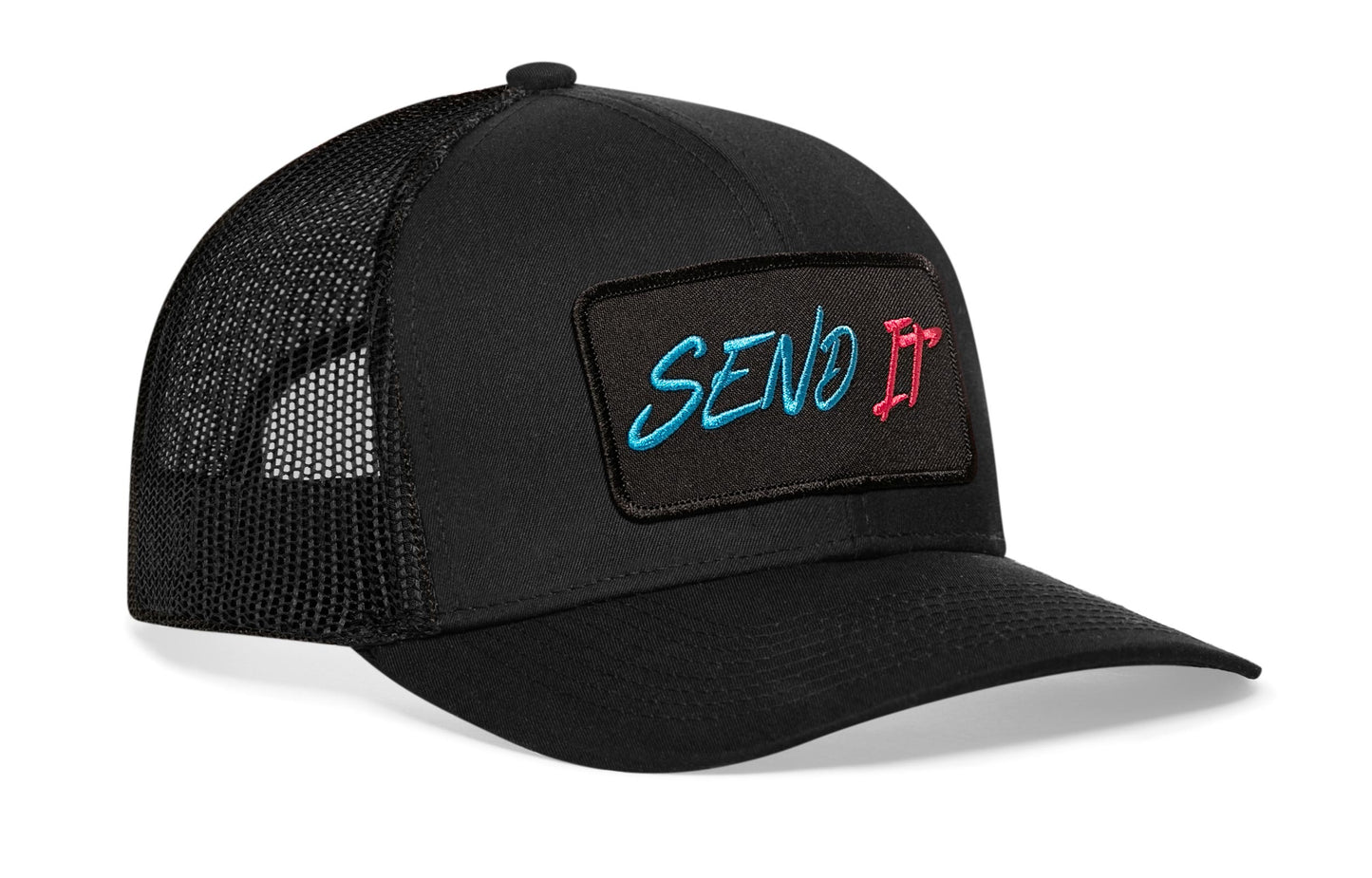 Gorra de camionero Send It | Snapback negra