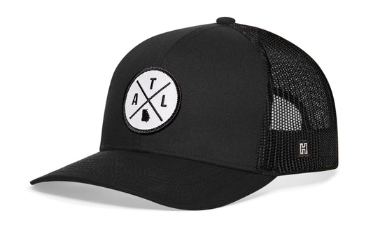 Haka ATL Trucker Hat, Black snapback, fans of A-Town. The Big Peach City.