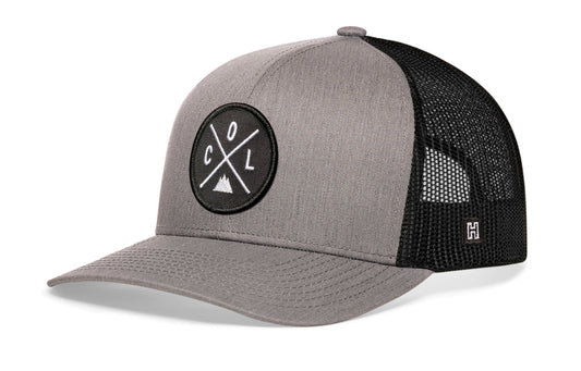 Colorado Trucker Hat  | Gray Black COL Snapback