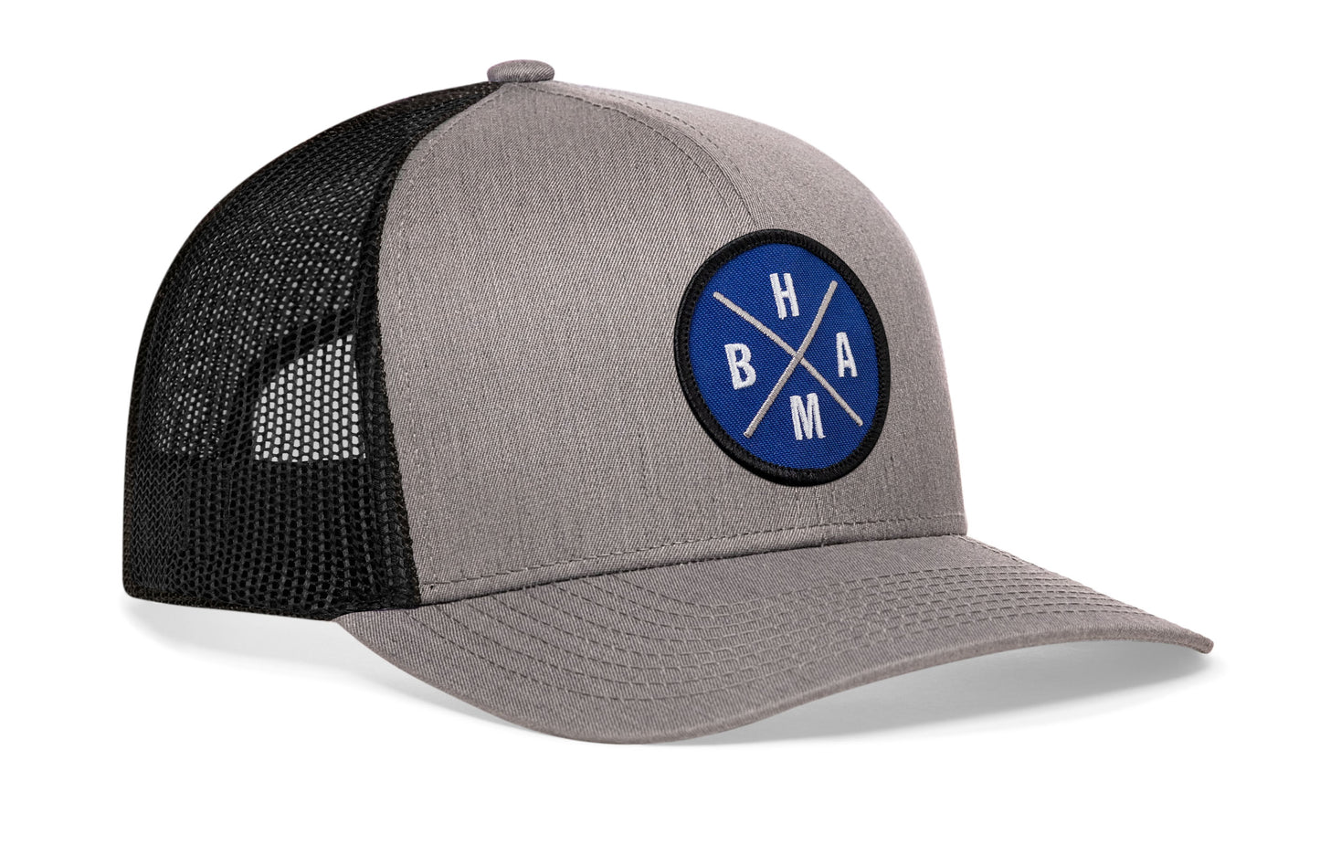 Bellingham Trucker Hat  |  Gray Black BHA Snapback