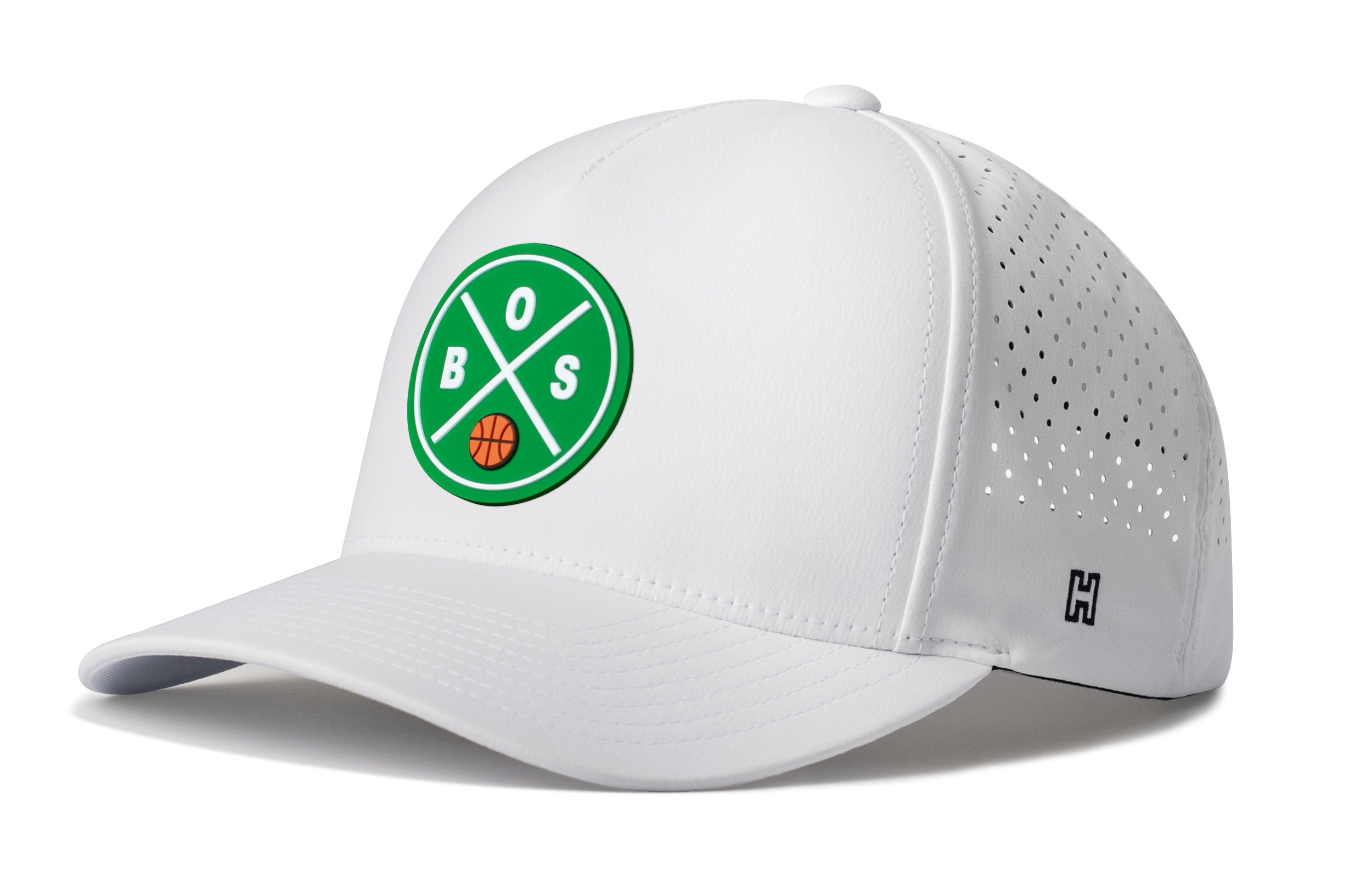 Boston Basketball Performance 5-Panel Hat | BOS X Flexfit® Snapback ...