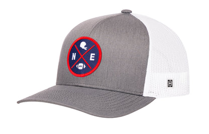 Casquette Boston Trucker  |  Casquette snapback noire BOS X Football