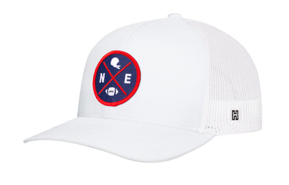 Casquette Boston Trucker  |  Casquette snapback noire BOS X Football