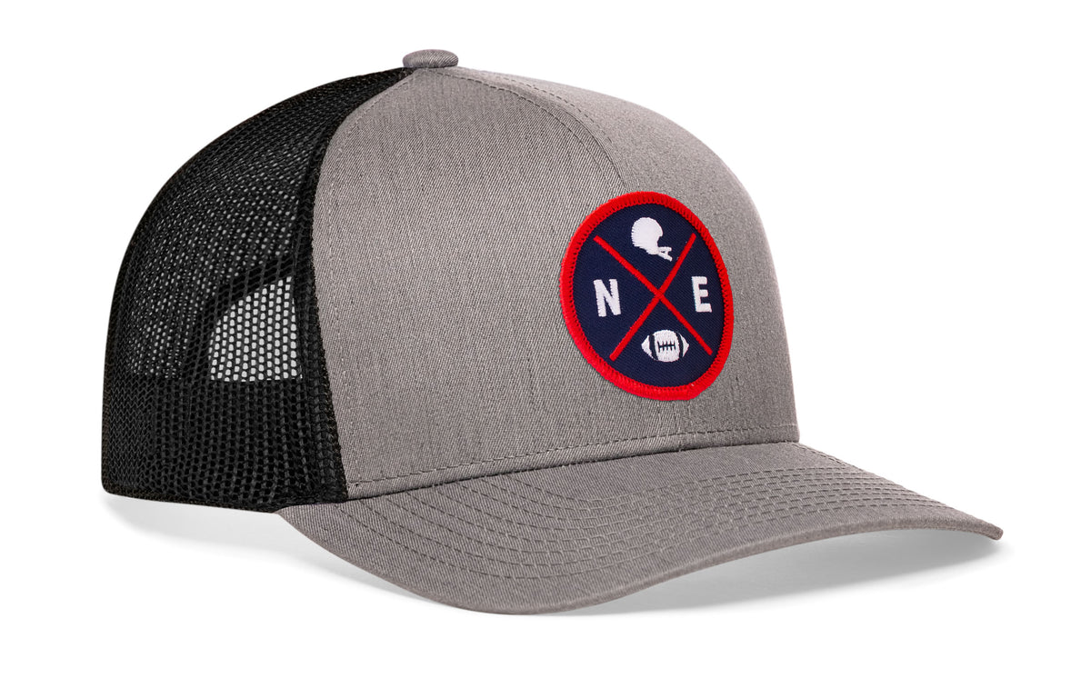 Casquette Boston Trucker  |  Casquette snapback noire BOS X Football
