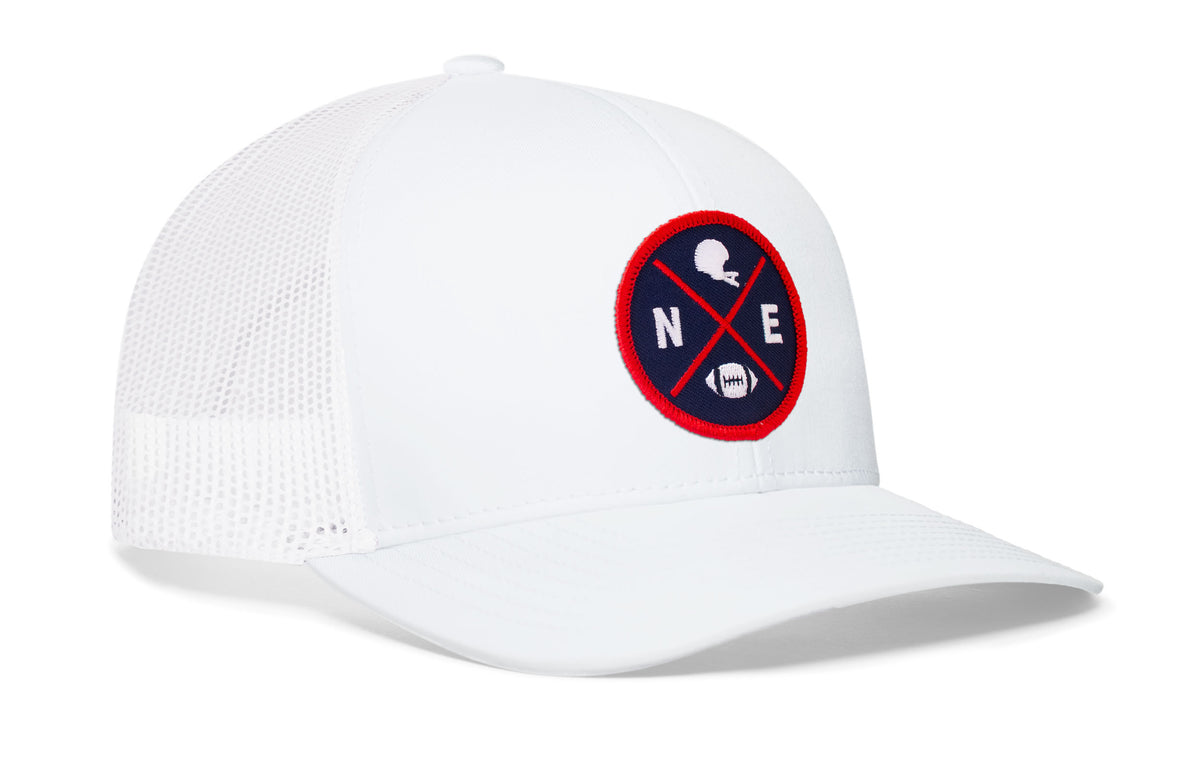Casquette Boston Trucker  |  Casquette snapback noire BOS X Football